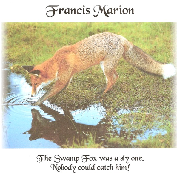 Francis Marion, The Swamp Fox, inspired T-shirts