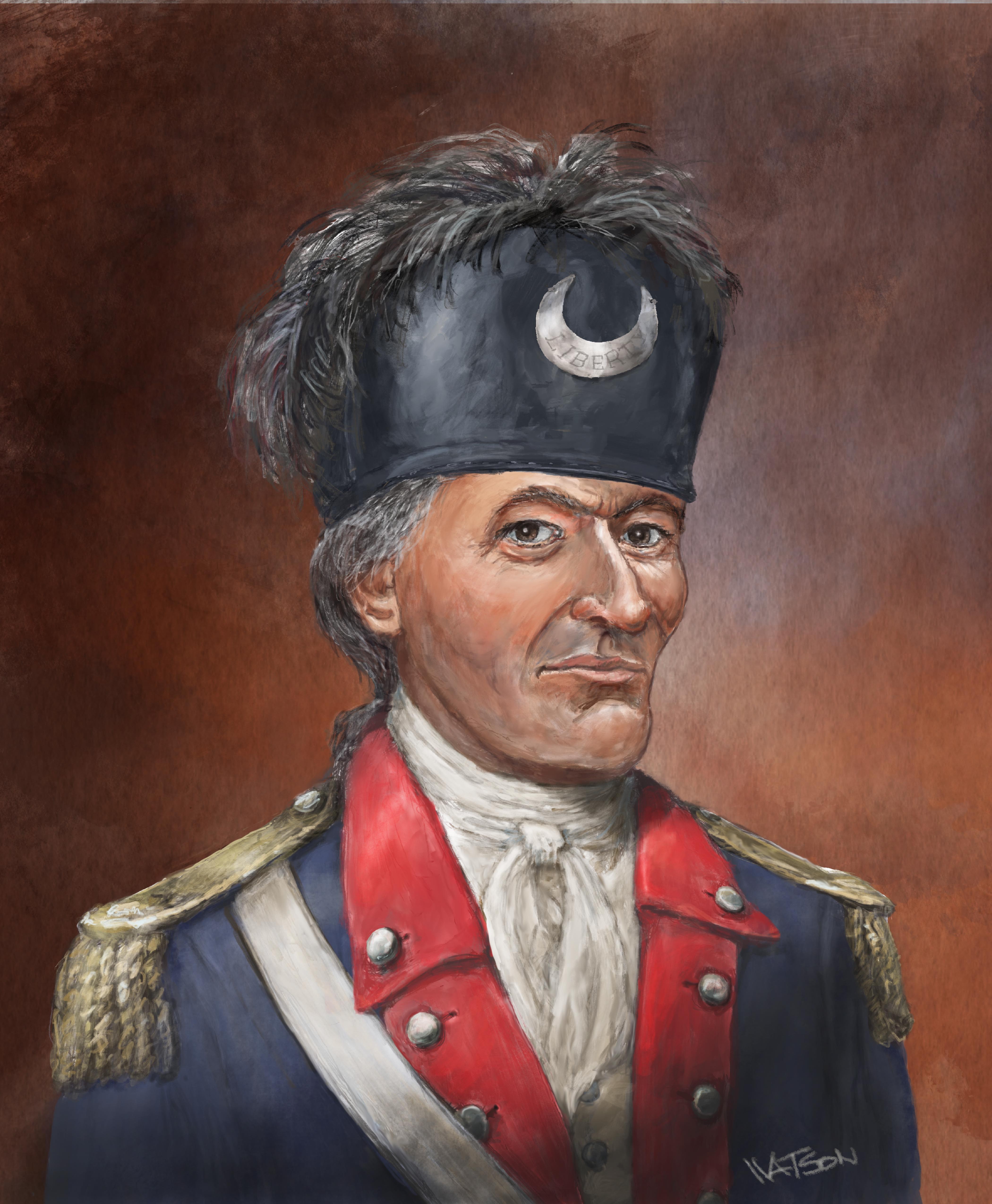 Francis Marion painting by Dale Watson for SCBPT