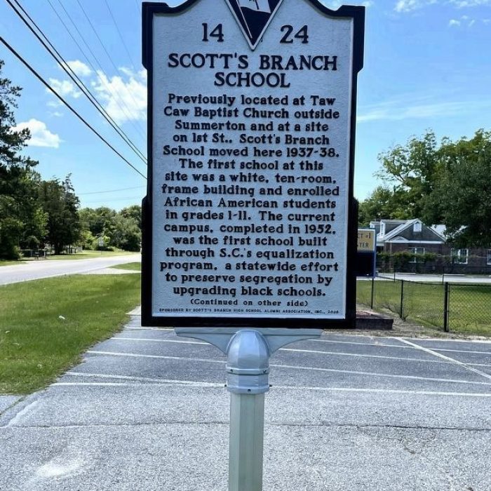 Scotts Branch School Marker.Photo661149