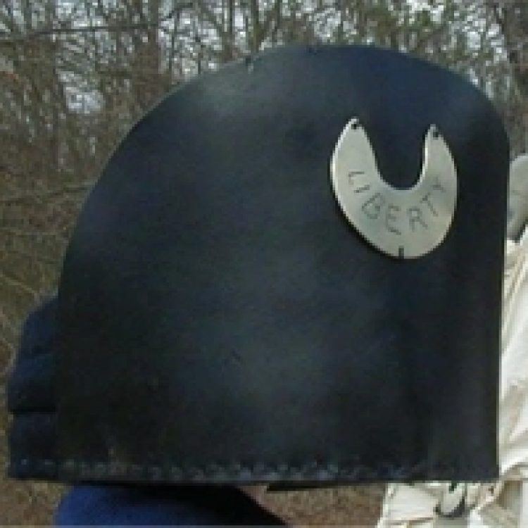 Leather helmet of the 2nd SC Reg.
